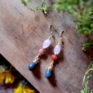 Multi-Gemstone Earring